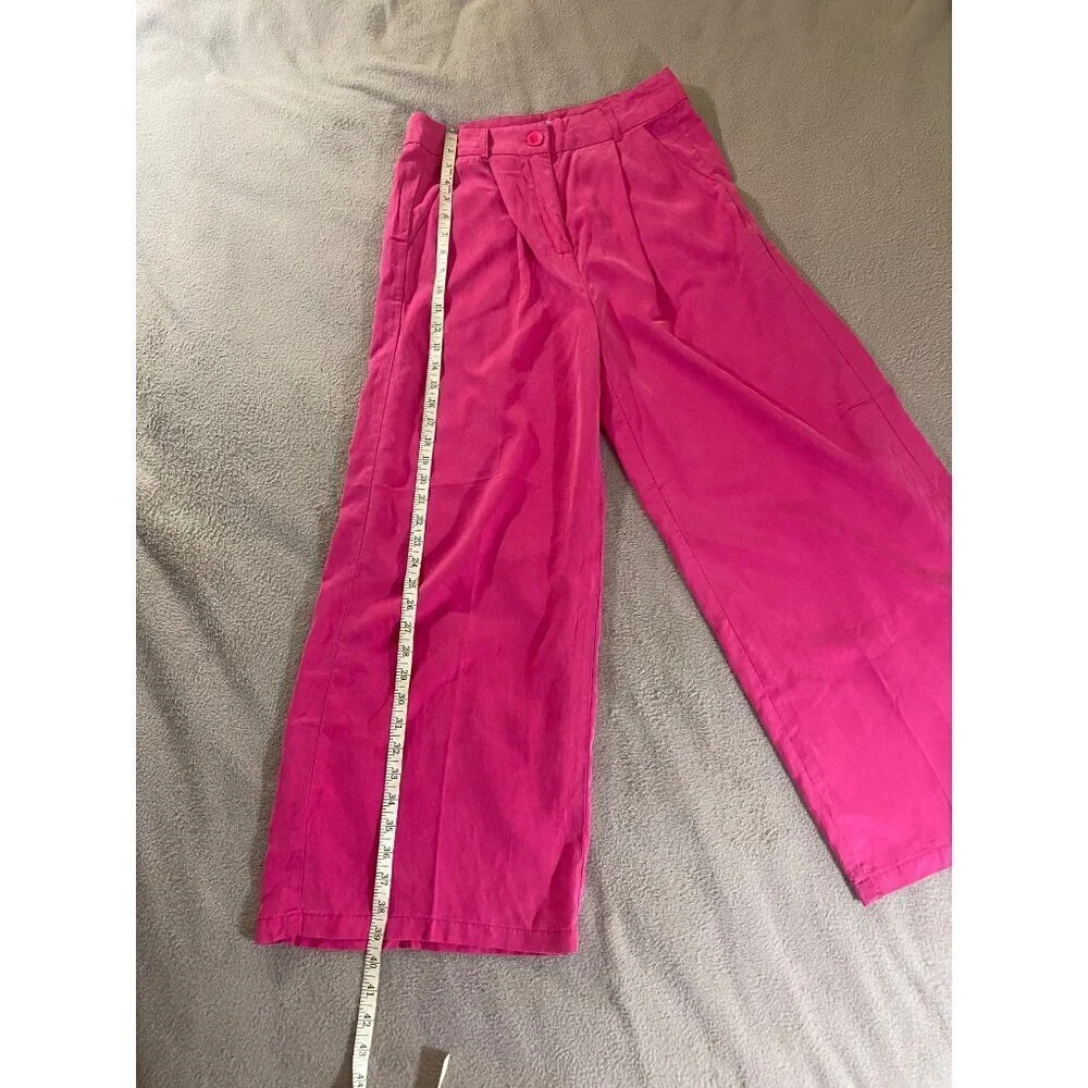 Revolve Line + Dot Women's Hot Pink Colorful Dress Pants - Medium - Picture 2 of 14